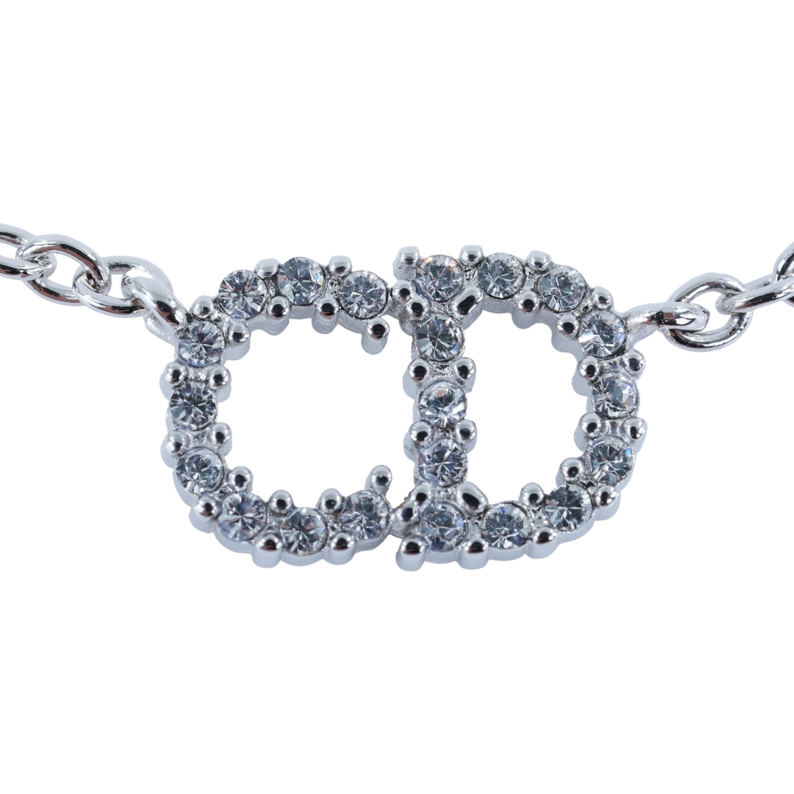 迪奧 CHRISTIAN DIOR Clair D Lune 項鍊 N0717CDLCY CD水鑽項鍊 原廠盒子/防塵袋