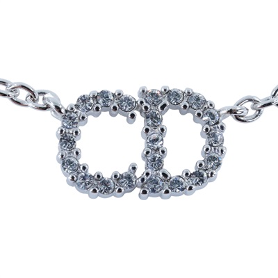 迪奧 CHRISTIAN DIOR Clair D Lune 項鍊 N0717CDLCY CD水鑽項鍊 原廠盒子/防塵袋