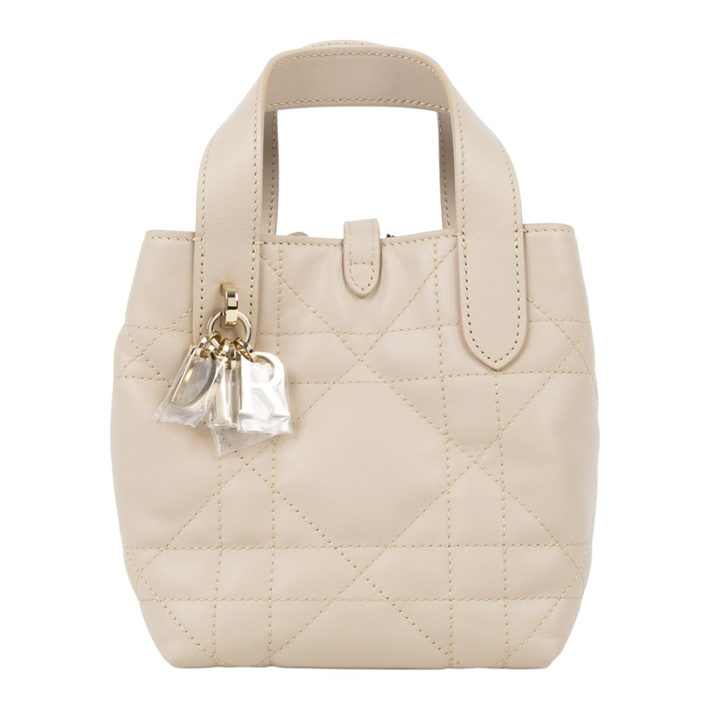 迪奧 CHRISTIAN DIOR Dior Toujours 直式 微型 托特包 S6100OSNW 淡米色Toujours 直式微型托特包 原廠盒子/防塵袋