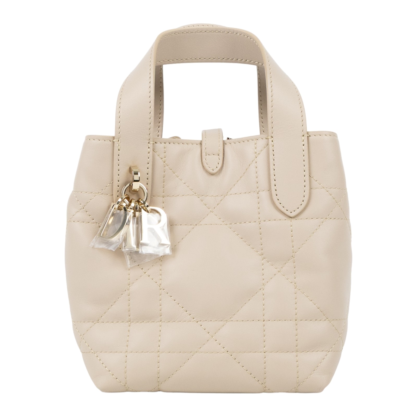 迪奧 CHRISTIAN DIOR Dior Toujours 直式 微型 托特包 S6100OSNW 淡米色Toujours 直式微型托特包 原廠盒子/防塵袋