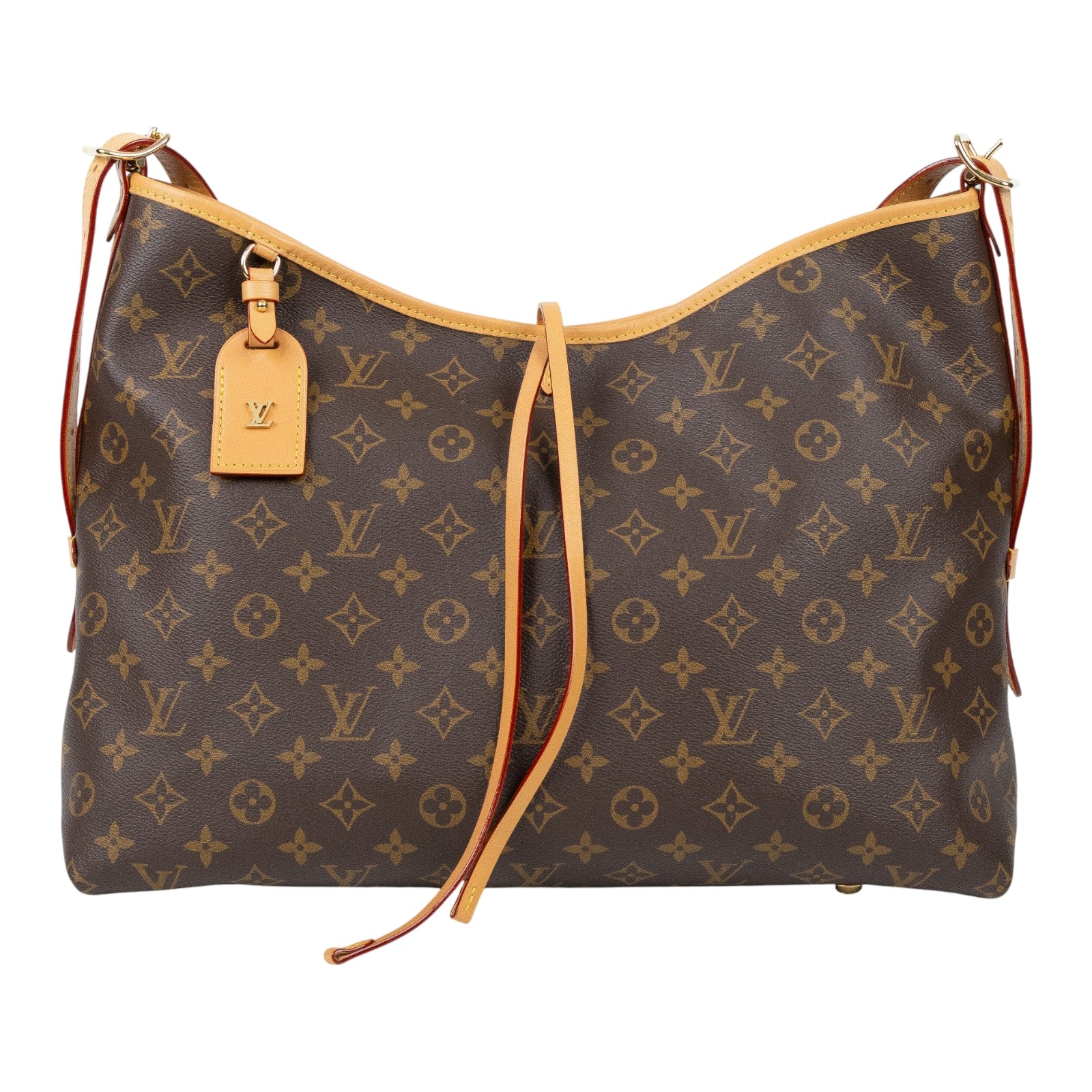 路易威登 LOUIS VUITTON CarryAll MM 原花 肩背包 M46197 晶片款 原花CARRYALL MM 原廠盒子/防塵袋/購買證明