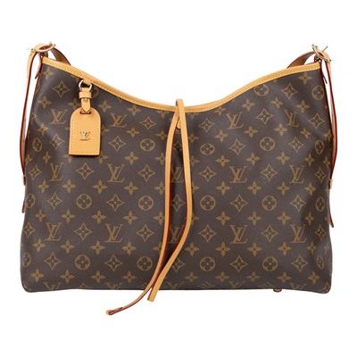 路易威登 LOUIS VUITTON CarryAll MM 原花 肩背包 M46197 晶片款 原花CARRYALL MM 原廠盒子/防塵袋/購買證明