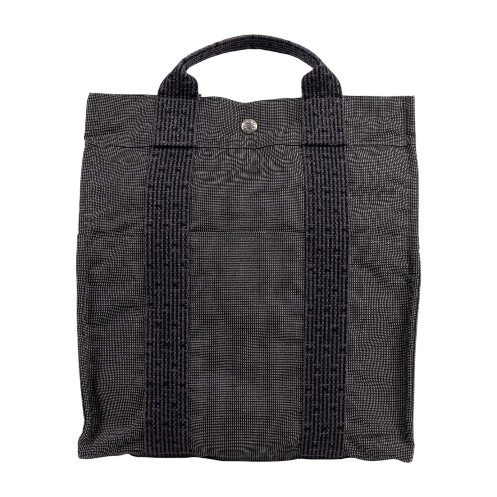 愛馬仕 Hermes Herline MM 後背包 HERLMMB  灰帆布後背包 無附屬品