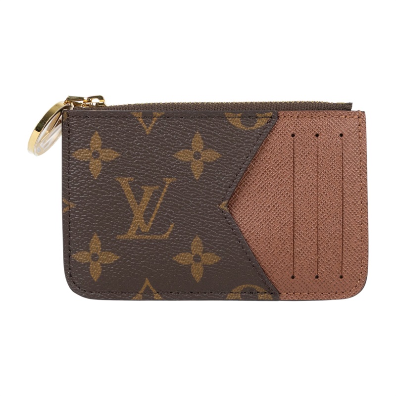 路易威登 LOUIS VUITTON Romy 名片夾 經典帆布 棕色 M81880 晶片款 棕色Romy 名片夾 原廠盒子/防塵袋/購買證明