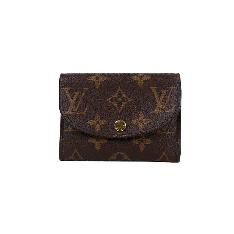 路易威登 LOUIS VUITTON Rosalie 零錢包 經典帆布 芭蕾粉色 M62361 晶片款 原花Rosalie 零錢包 原廠盒子/購買證明