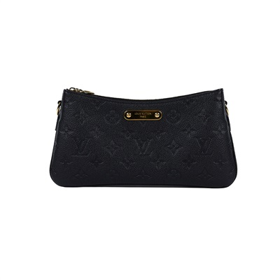 路易威登 LOUIS VUITTON Liv Pochette 手提包 M83301 晶片款 黑原花壓紋LIV POCHETTE 防塵袋/原廠盒子/購買證明