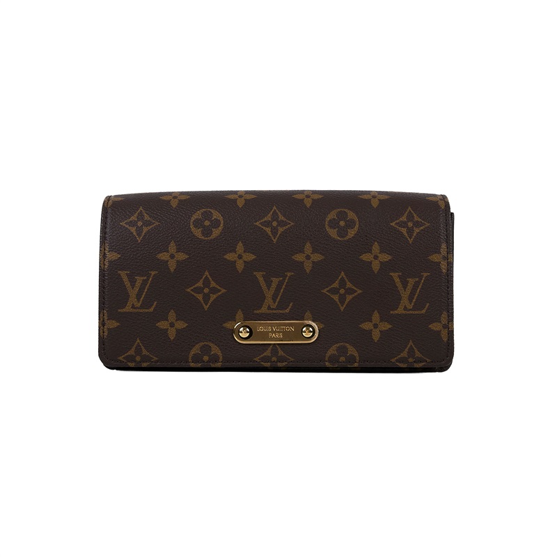 路易威登 LOUIS VUITTON Wallet On Chain Lily 三合一 斜挎包 經典原花 帆布 錢包 M82509 晶片款  原廠盒子/防塵袋