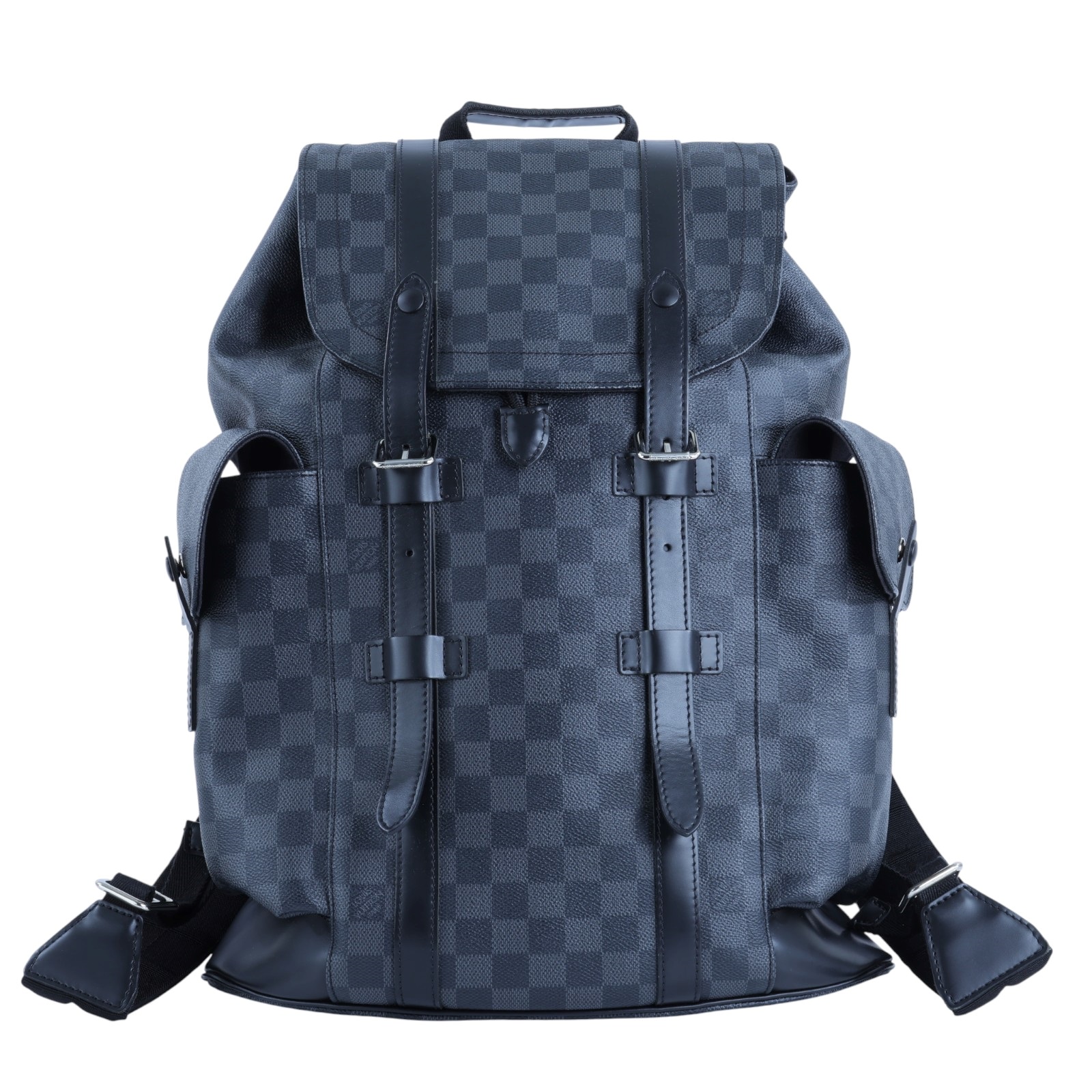 路易威登 LOUIS VUITTON Christopher MM 後背包 N41379 晶片款 棋盤Christopher MM後背包 原廠盒子/防塵袋