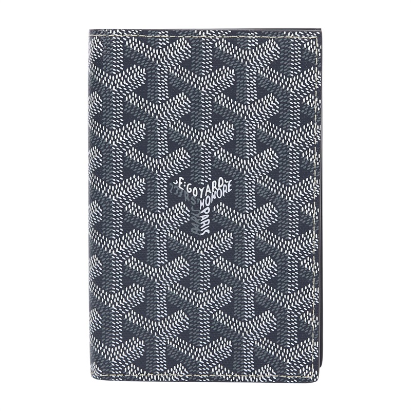 高雅德 GOYARD Grenelle 護照夾 GRENELPMLTY 灰色護照套 原廠盒子/購買證明