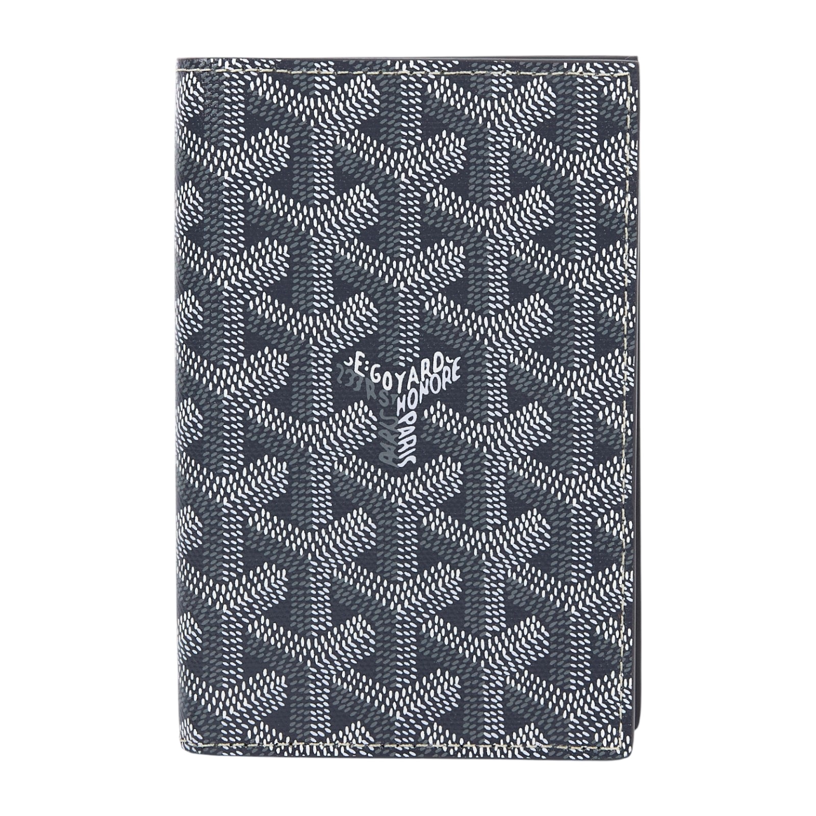 高雅德 GOYARD Grenelle 護照夾 GRENELPMLTY 灰色護照套 原廠盒子/購買證明