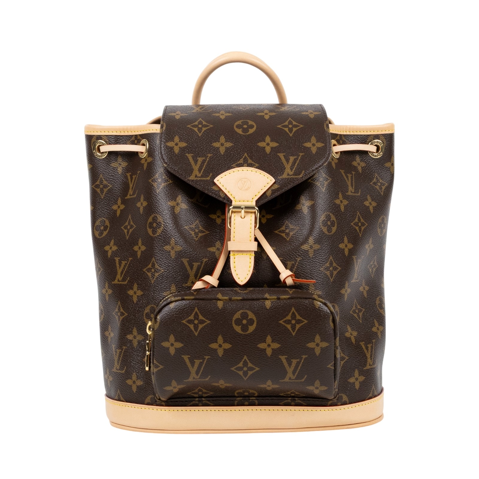 路易威登 LOUIS VUITTON Montsouris PM 後背包 經典帆布 M11198 晶片款 原花Montsouris PM後背包 原廠盒子/防塵袋