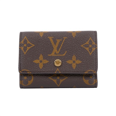 路易威登 LOUIS VUITTON Micro錢包 短夾 M68704 晶片款 原花拼皮三折短夾 原廠盒子/防塵袋