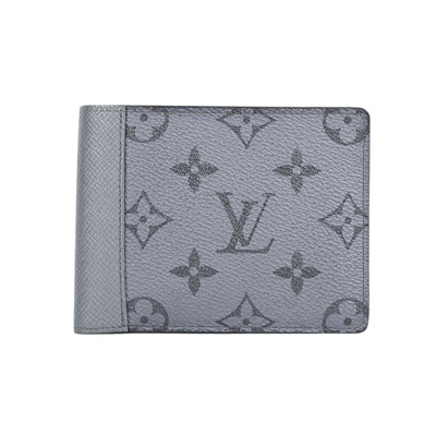 路易威登 LOUIS VUITTON Multiple 老花 錢包 短夾 M30843 晶片款 灰原花短夾 無附屬品