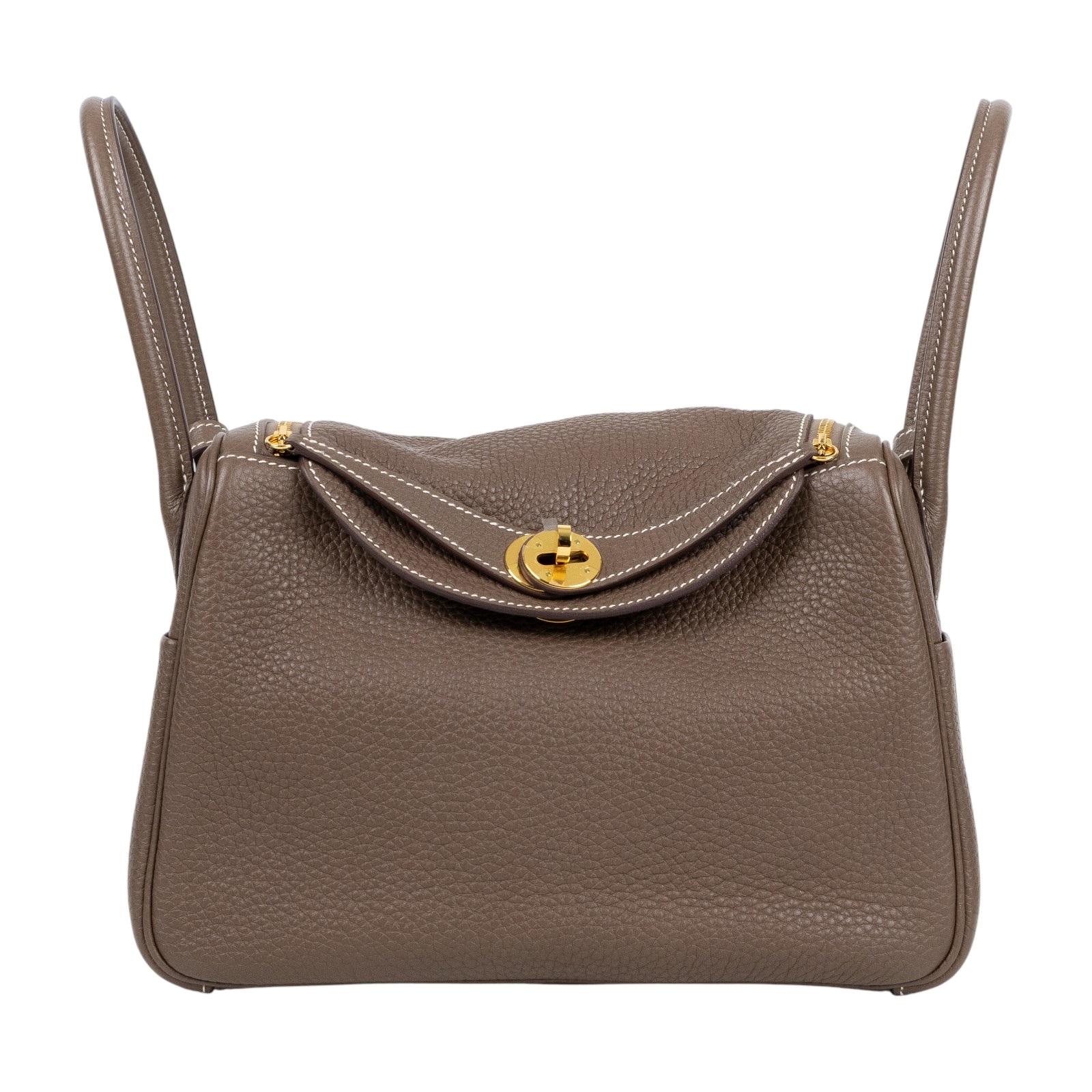 愛馬仕 Hermes Lindy 琳迪包 26 LD26 YPY860AS Y刻 深棕金扣LINDY26 原廠盒子/防塵袋/雨衣