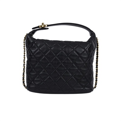 香奈兒 CHANEL HOBO 飯盒包 手提包 肩背包 AS1747 B02874 29開黑金羊HOBO飯盒包 2WAY 原廠盒子/防塵袋/保證卡/購買證明