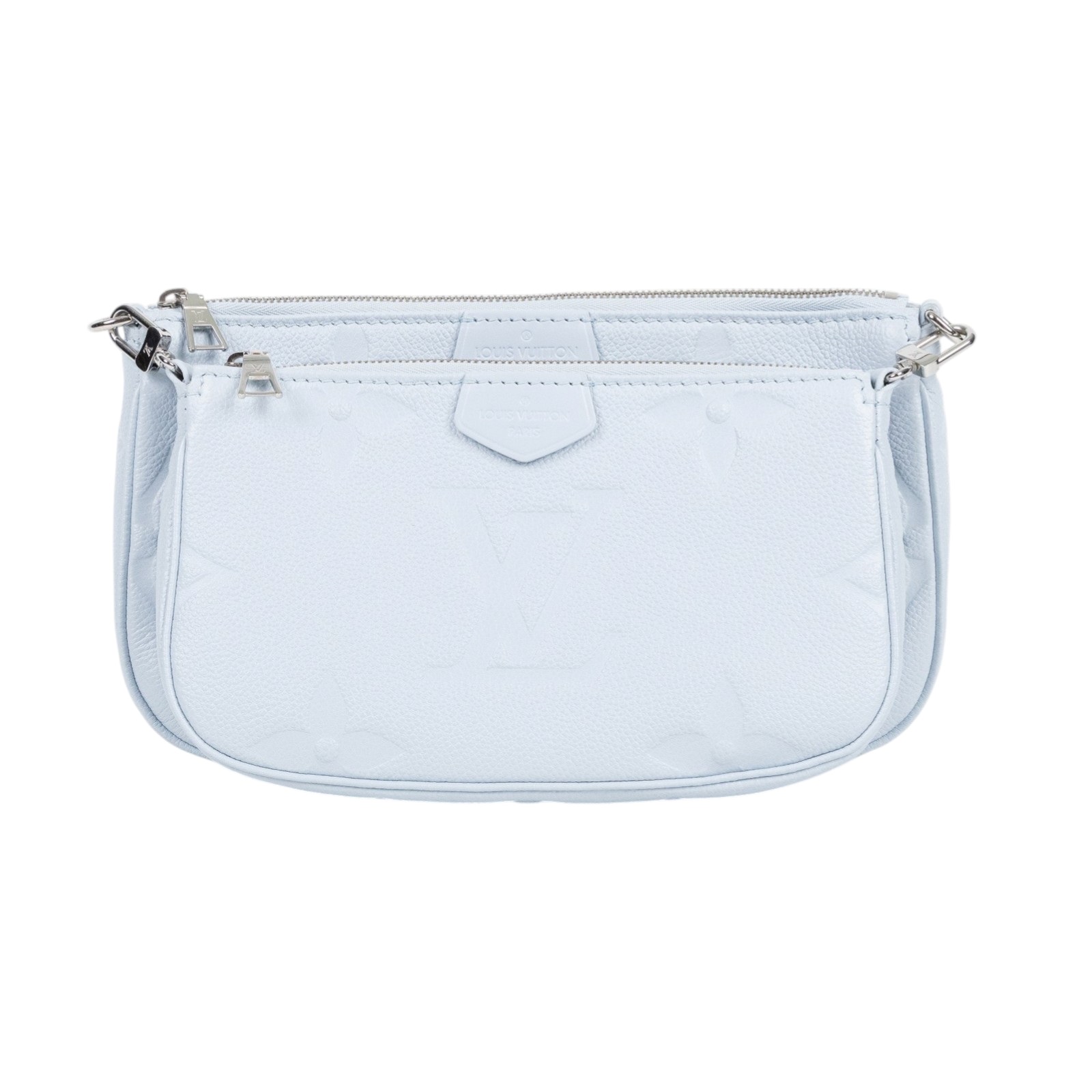 路易威登 LOUIS VUITTON Multi Pochette Accessoires Monogram 斜背包 肩背包 手拿包 M47173 晶片款  原廠盒子/背帶2/購買證明