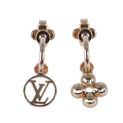 路易威登 LOUIS VUITTON LV Circle 耳釘 M64859 Blooming 金色耳環 原廠盒子/防塵袋/購買證明
