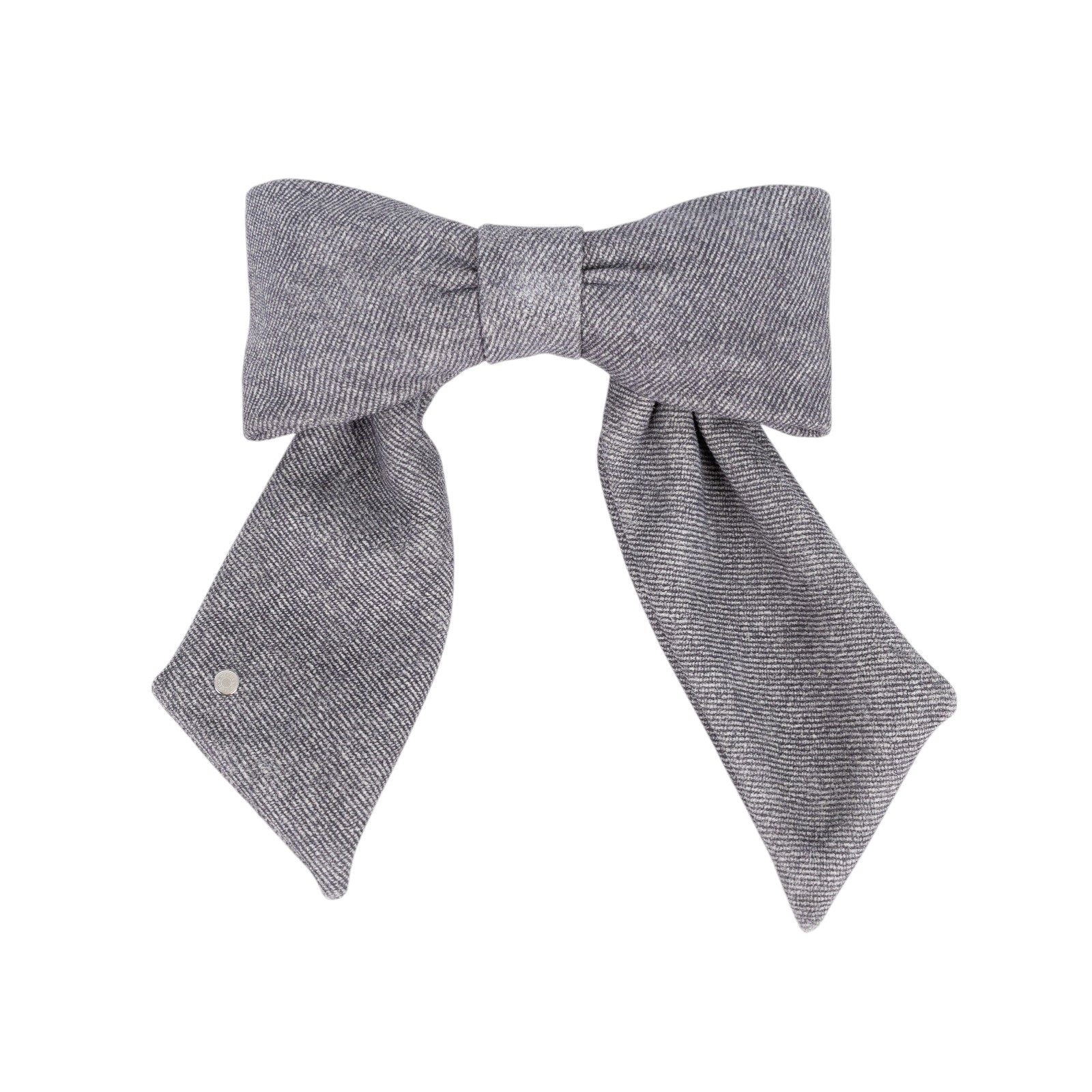 愛馬仕 Hermes Karma Twill 髮夾 黑色 H251025Gv02TU H251025G 02TU 黑KARMA TWILL髮夾 原廠盒子