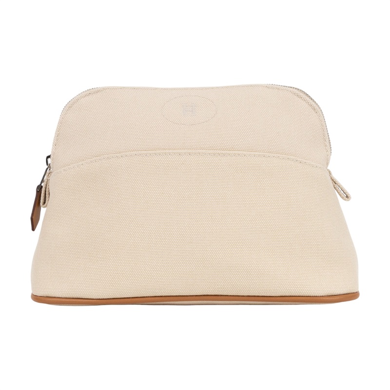 愛馬仕 Hermes Bolide 收納包 迷你型 H103773Mv01 /H103773M 01 B刻米BOLIDE CASE化妝包 原廠盒子