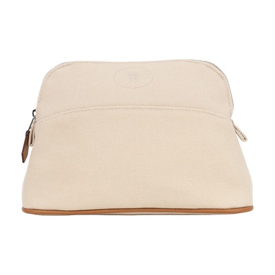 愛馬仕 Hermes Bolide 收納包 迷你型 H103773Mv01 /H103773M 01 B刻米BOLIDE CASE化妝包 原廠盒子