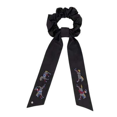 愛馬仕 Hermes Knight Parade scrunchie 髮圈 髮帶 H251046G 02TU   原廠盒子
