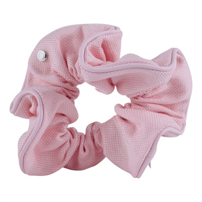 愛馬仕 Hermes Claudia Plein Air 髮圈 淺玫瑰色 玫瑰櫻花 H241029GvRCTU H241029G RCTU  原廠盒子