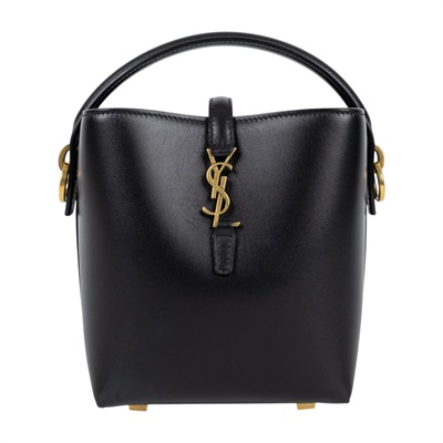 聖羅蘭 YSL SAINT LAURENT le 37 亮面皮革 迷你手袋 7658702R20W 黑Le 37 Mini 原廠盒子/防塵袋/背帶