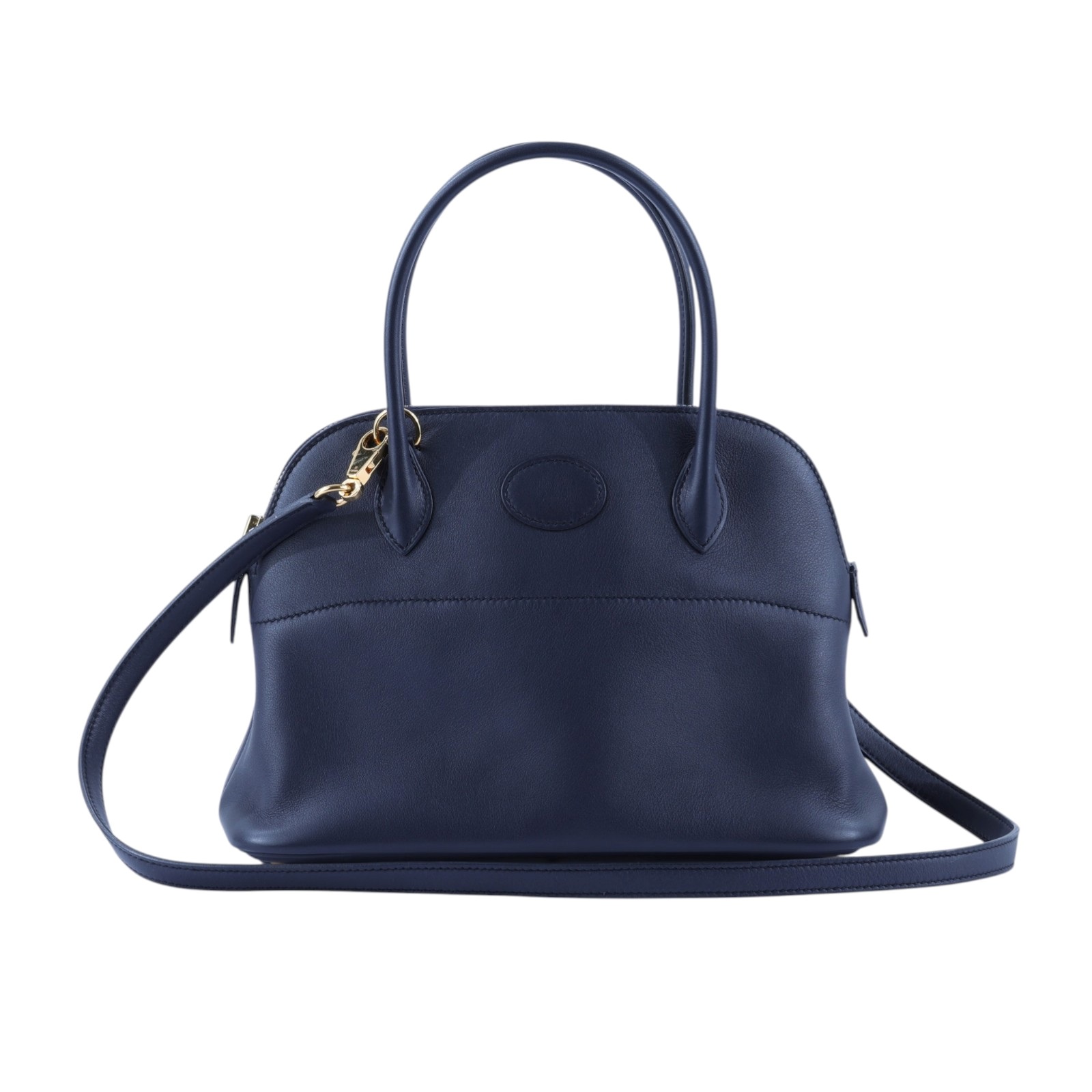 愛馬仕 Hermes Bolide Bag 柏莉包 27 BL27 A HA 008 Q3 A刻 深藍BOLIDE27 SWIFT 防塵袋/背帶