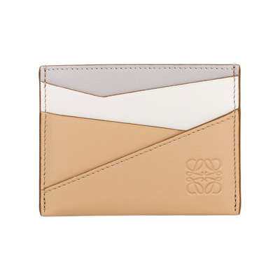 羅意威 LOEWE Puzzle 卡夾 C510Q77X06 杏白灰卡夾 原廠盒子/防塵袋