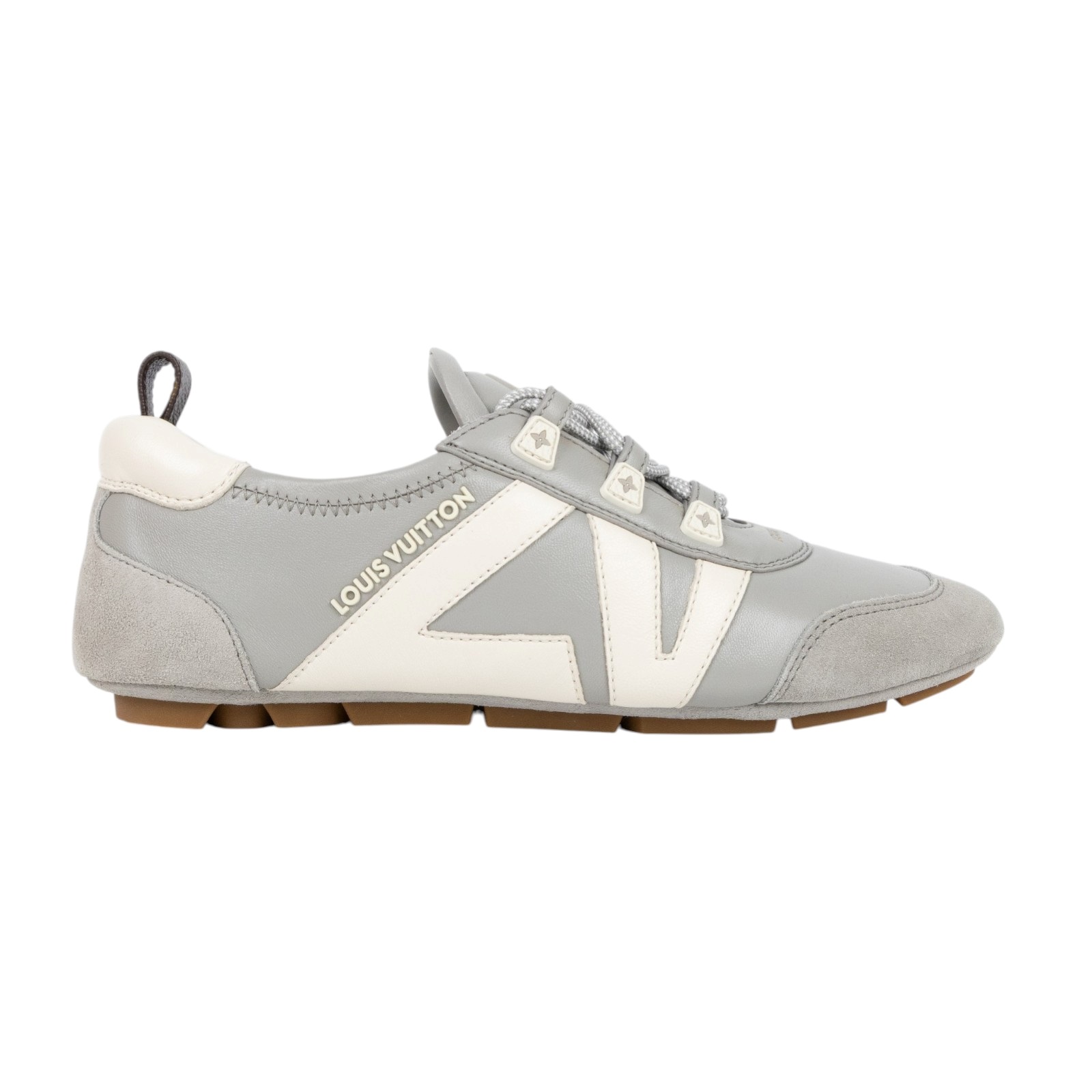 路易威登 LOUIS VUITTON LV Sneakerina 運動鞋 芭蕾舞鞋 1AIVMR 灰德訓鞋 原廠盒子/防塵袋