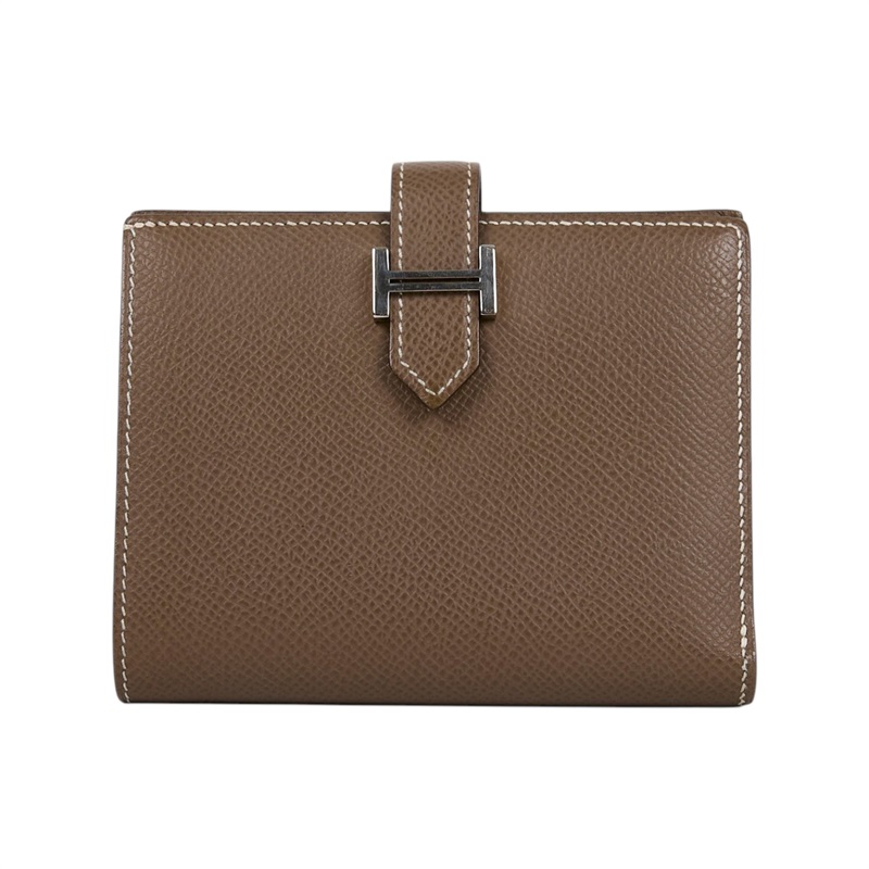 愛馬仕 Hermes Bearn 短夾 BEARN Y US 011DY 大象灰BEARN短夾 原廠盒子