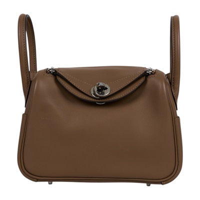 愛馬仕 Hermes Lindy 琳迪包 迷你 銀色五金 威瑪犬米色 H082608CKDO /U PY 463 NA  原廠盒子/防塵袋/購買證明