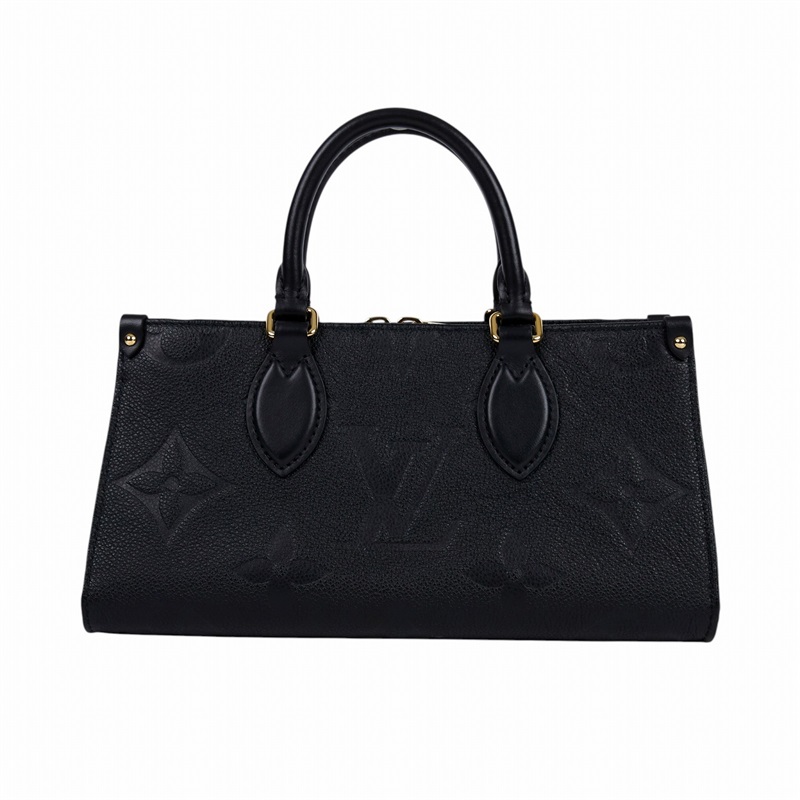 路易威登 LOUIS VUITTON OnTheGo East West 黑色 壓花粒面牛皮 手提 斜背包 M23640 晶片款  原廠盒子/防塵袋/背帶/鏈帶