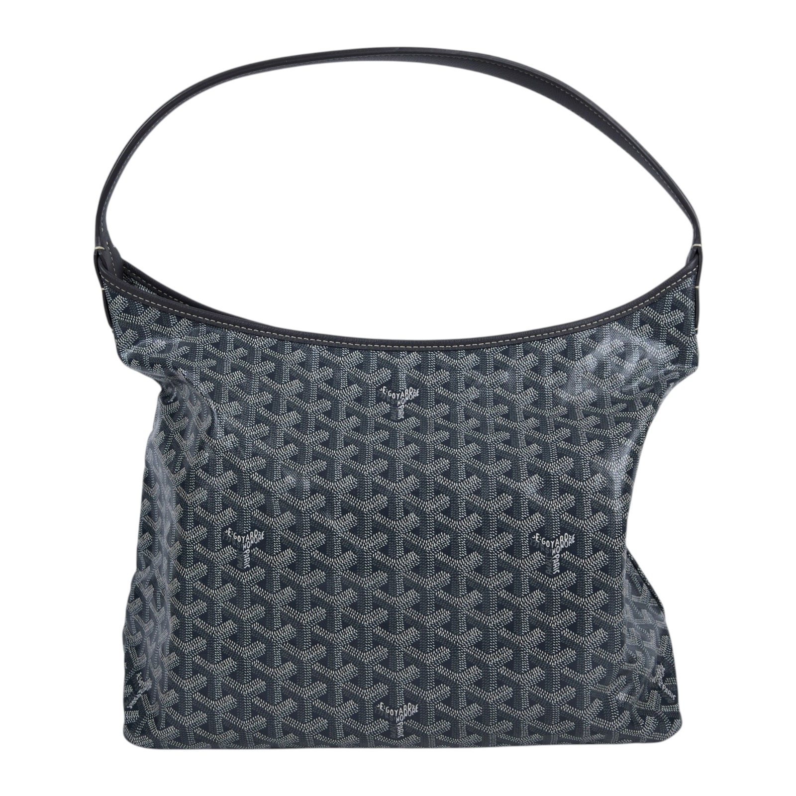 高雅德 GOYARD Bohème Hobo Bag PM 托特包 BOHEMEPMLTY 灰HOBO PM 防塵袋/購買證明