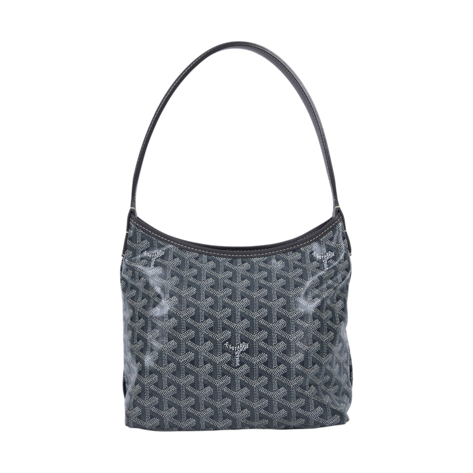 高雅德 GOYARD Bohème Hobo Bag 迷你 托特包 AMABOHEMEMINI 灰HOBO BOHEME mini 防塵袋/購買證明