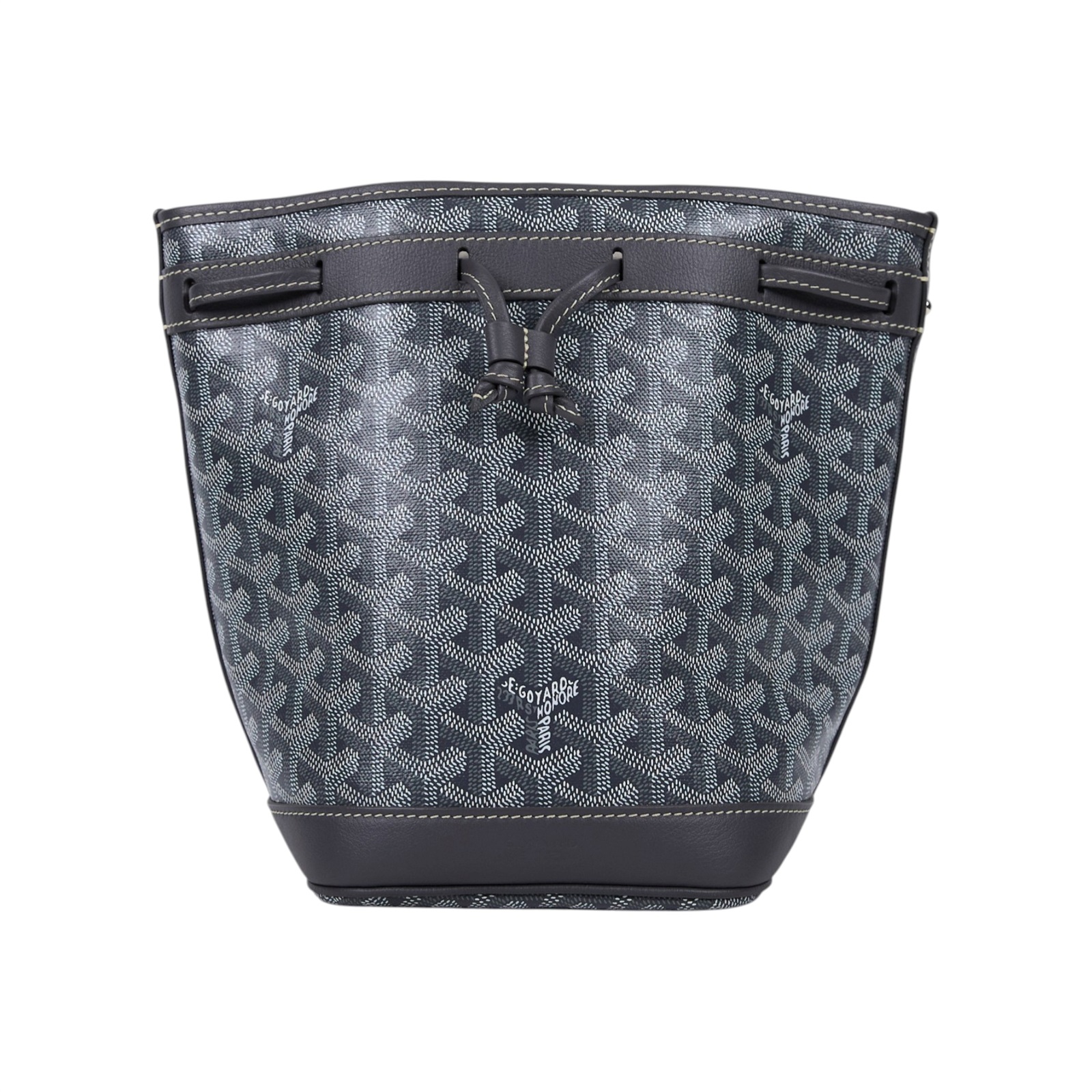 高雅德 GOYARD Petit Flot Bucket PM Bag 水桶包 PEFLOTPMLTY 灰PETIT FLOT PM水桶包 防塵袋
