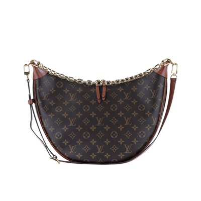 路易威登 LOUIS VUITTON Loop Hobo 經典帆布 半月包 單肩包 M46311 晶片款 原花LOOP HOBO 防塵袋/內袋
