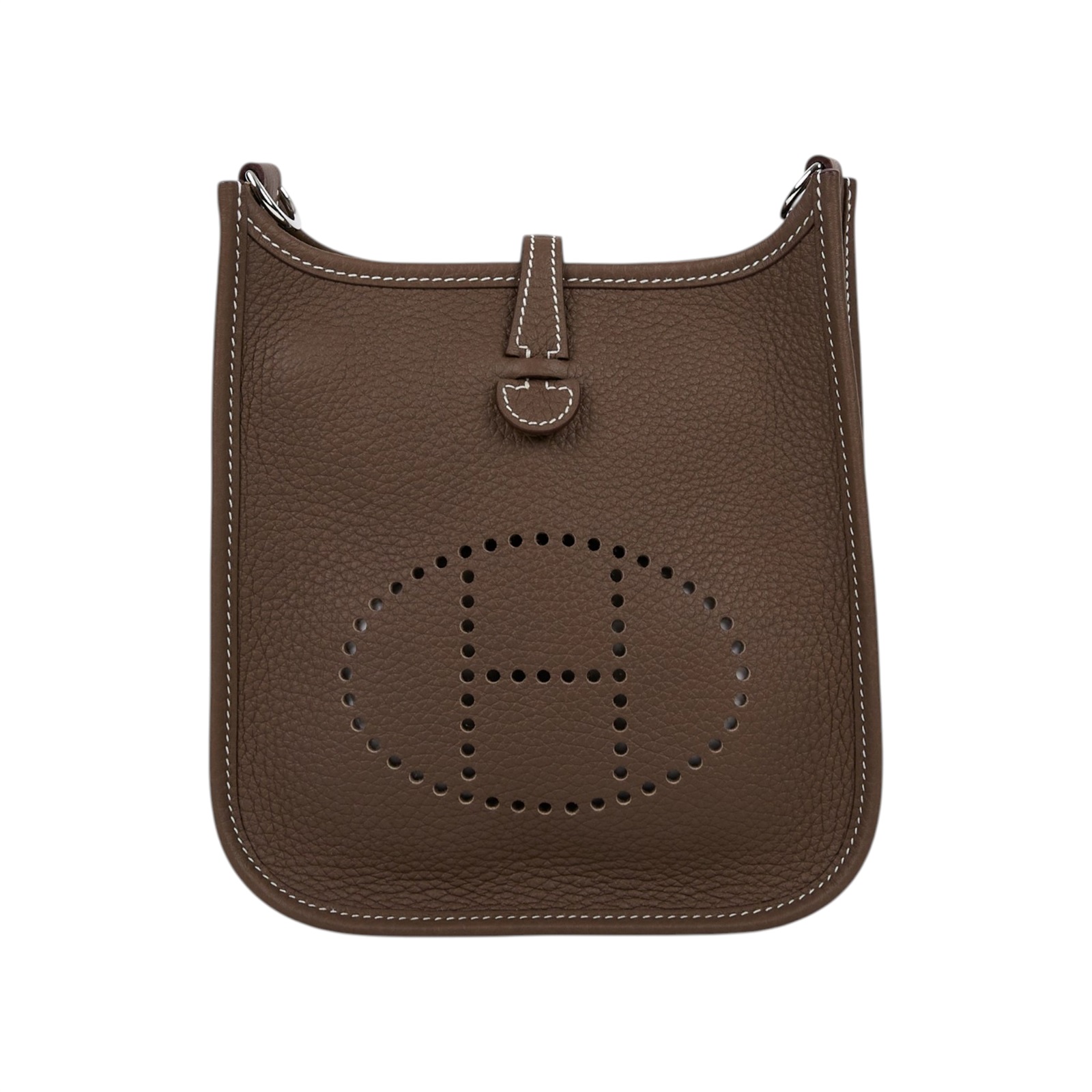 愛馬仕 Hermes Evelyne 16 Amazone bag 伊芙琳包 大象灰 深藍 銀色五金 H069426CKBF /Z-10-SBZ  原廠盒子/防塵袋/購買證明