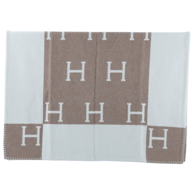 愛馬仕 Hermes Avalon 嬰兒毛毯 中榛子色 H102704Mv11  卡其Avalon嬰兒毛毯 原廠盒子