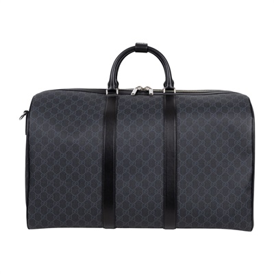 古馳 GUCCI GG Supreme 旅行袋 手提包 肩背包 792075 FADJA 黑原花旅行袋 無附屬品