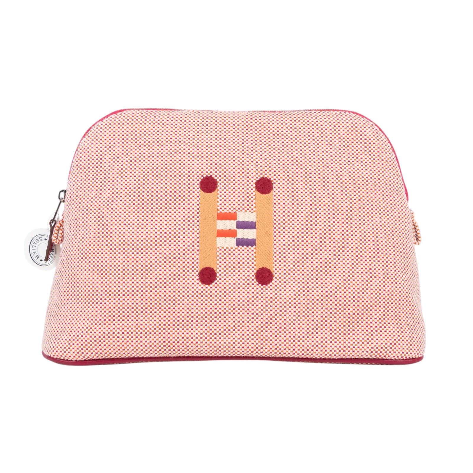 愛馬仕 Hermes Bolide 收納包 中型 橘色 覆盆子紅 H103751Mv03  紅BOLIDE CASE帆布化妝包 中 無附屬品