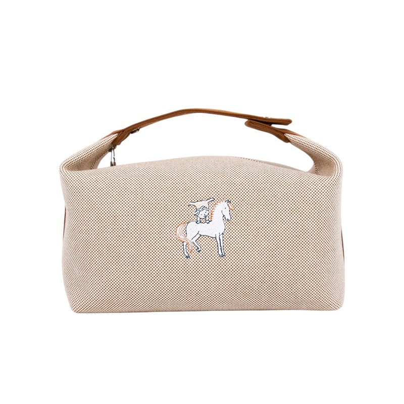 愛馬仕 Hermes Bride a Brac Cabriole 收納包 大型 餅乾色 H103587Mv04   無附屬品