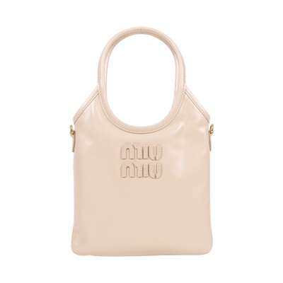繆繆 MIU MIU Ivy 手提包 5BA281_2IEO 粉皮IVY MINI 背帶