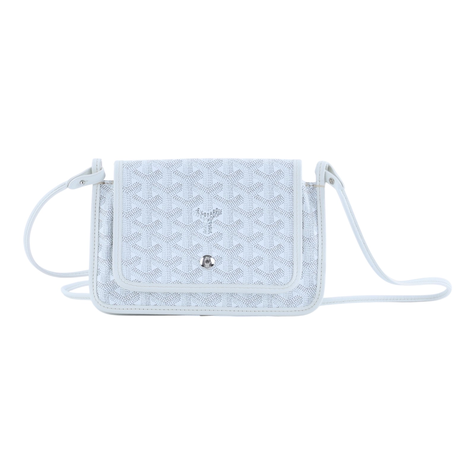 高雅德 GOYARD Plumet Pocket Wallet 肩背 隨身錢包 PLUMETPMLTY 白PLUMET 防塵袋