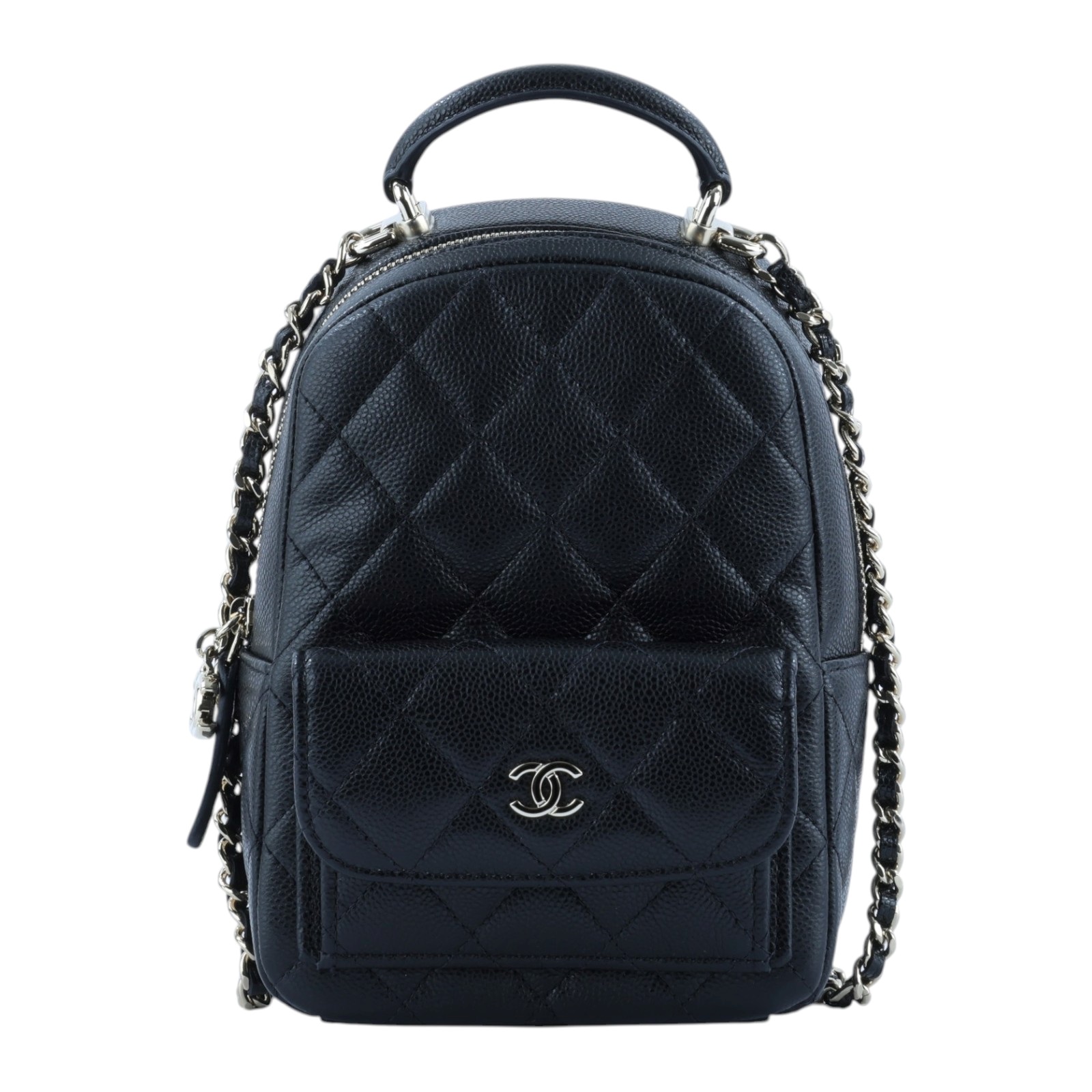 香奈兒 CHANEL 經典 迷你 後背包 AP3753 B10583 晶片款 黑淡金荔枝迷你後背包 原廠盒子/防塵袋/購買證明影本