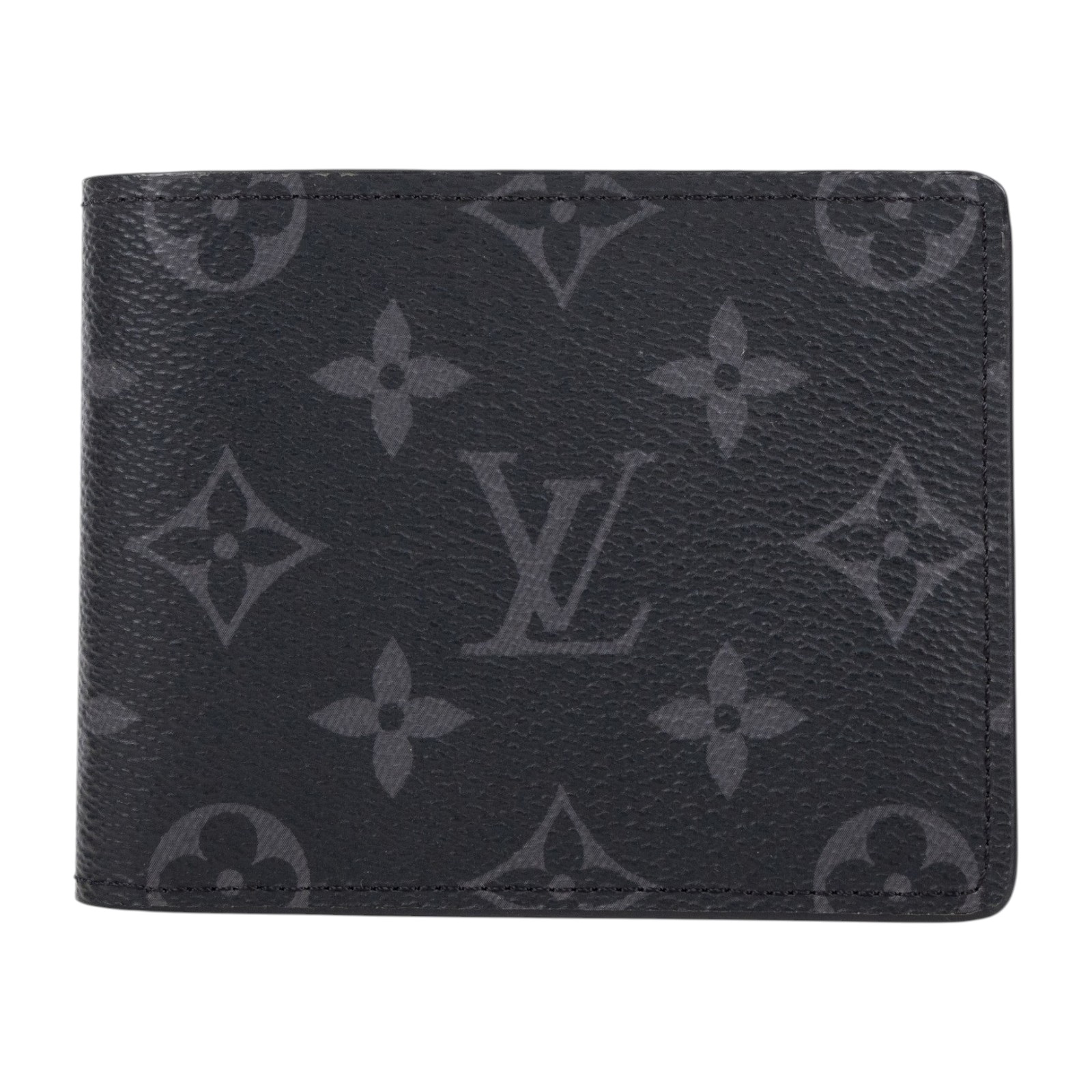 路易威登 LOUIS VUITTON Slender 錢包 Eclipse帆布 錢包 短夾 M62294 黑原花SLENDER短夾 原廠盒子/防塵袋