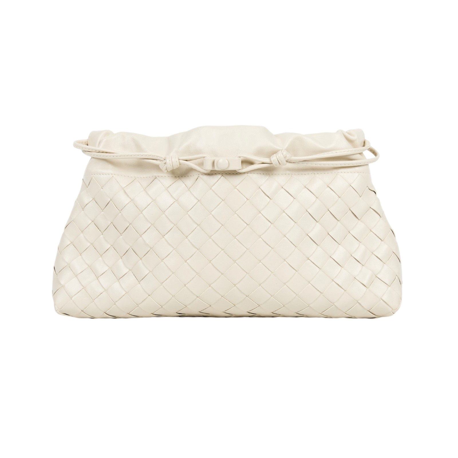 寶緹嘉 BOTTEGA VENETA Dustbag Notte 肩背包 839394V3IV0 米白Dustbag Notte 背帶