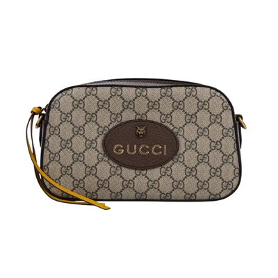 古馳 GUCCI GG 郵差袋 小型 476466 K9GVT 原花虎頭相機包 原廠盒子/防塵袋/購買證明