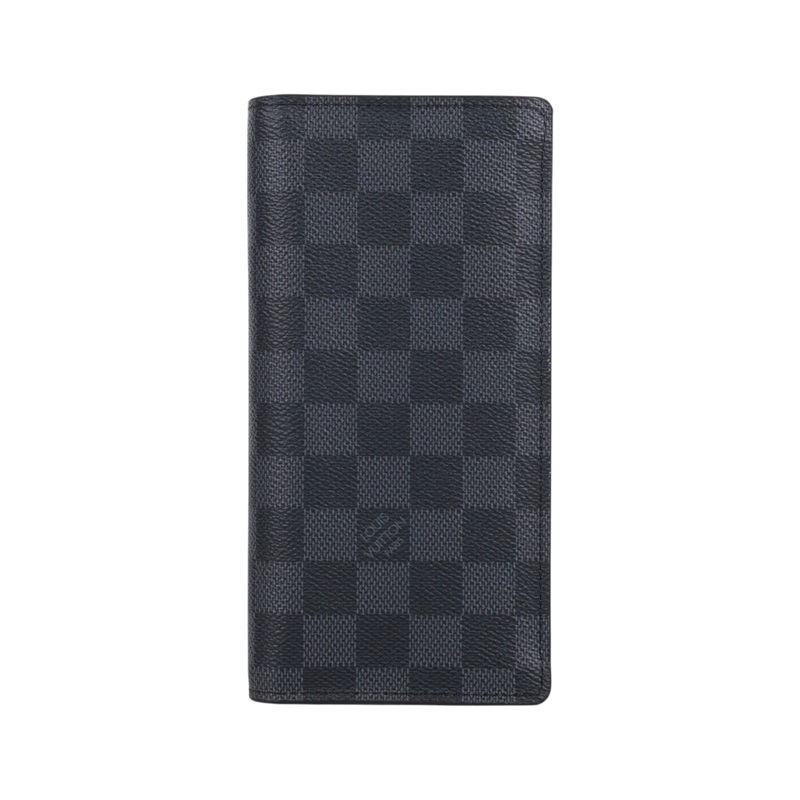 路易威登 LOUIS VUITTON Brazza 錢包 長夾 棋盤格 N62665 晶片款 黑棋盤雙開長夾 防塵袋/原廠盒子