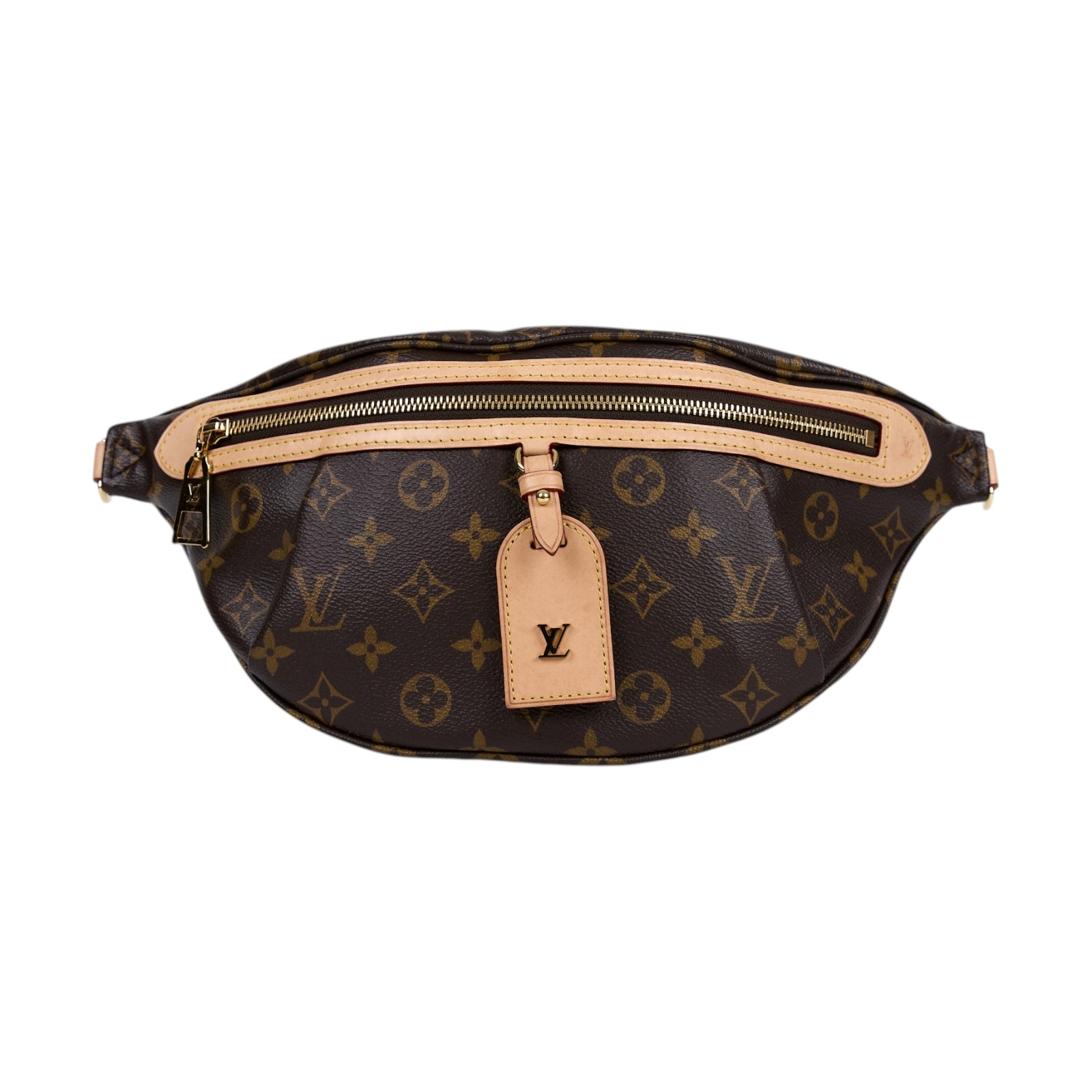 路易威登 LOUIS VUITTON High Rise 腰包 經典帆布 M46784 晶片款 原花寬背帶胸包 原廠盒子/防塵袋/購買證明